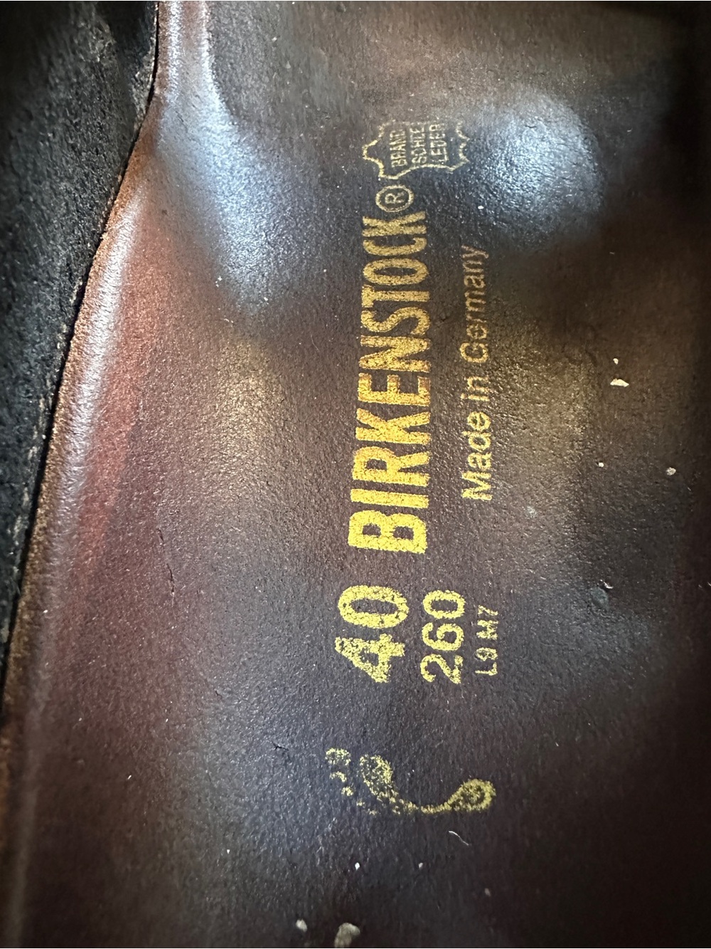 BIRKENSTOCK Arizona Brown Suede Double Strap Cork Footbed Sandal | M7 W9 - Picture 6 of 6